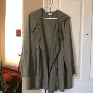 Large green Knox rose jacket